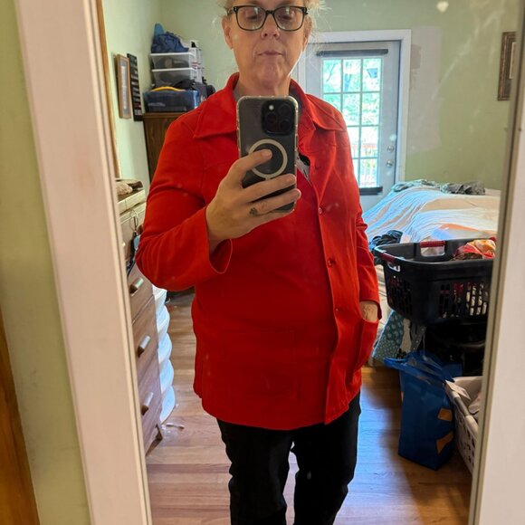 Vintage Handmade Red Jacket  (Dagger Collar) - Picture 15 of 15